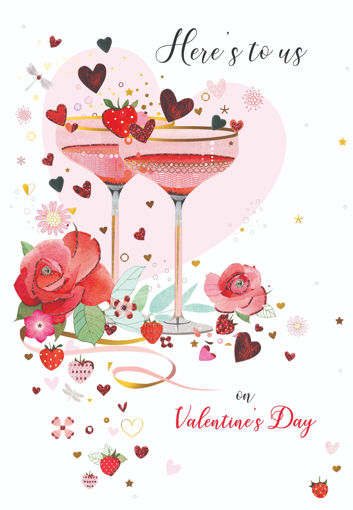 Picture of HERES TO US ON VALENTINES DAY CARD